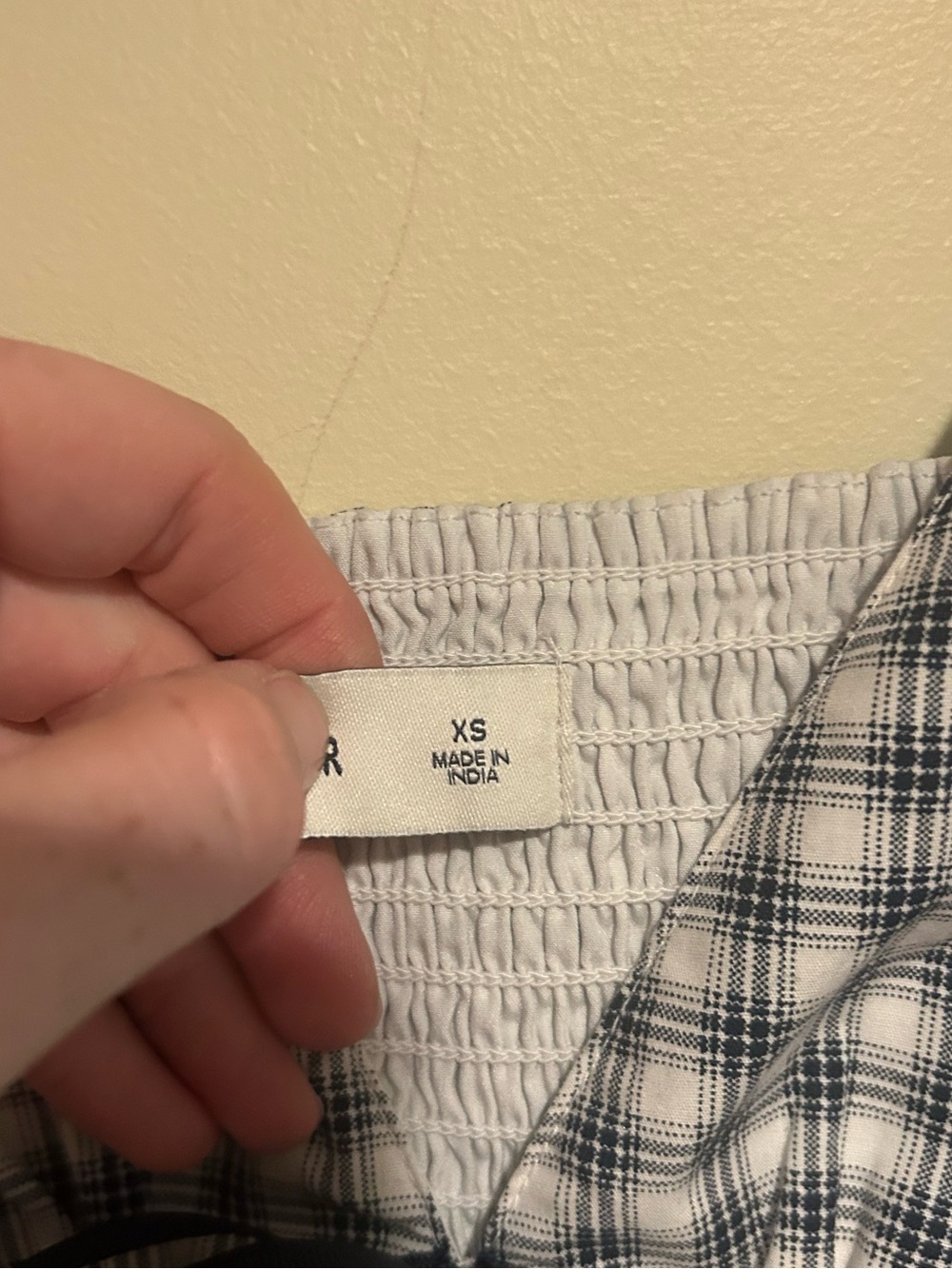 Hollister Black and White Gingham Mini Dress - Picture 12 of 16